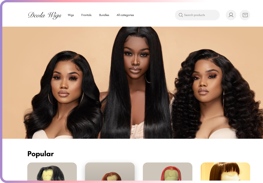 Ecommerce storefront